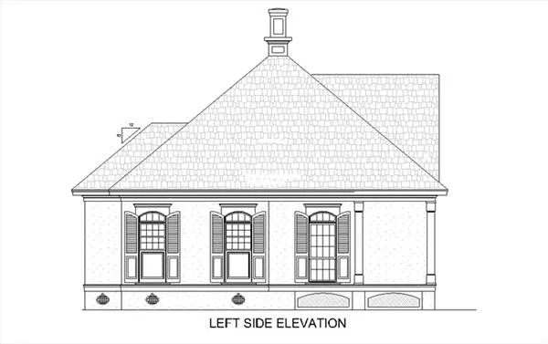 Left side elevation